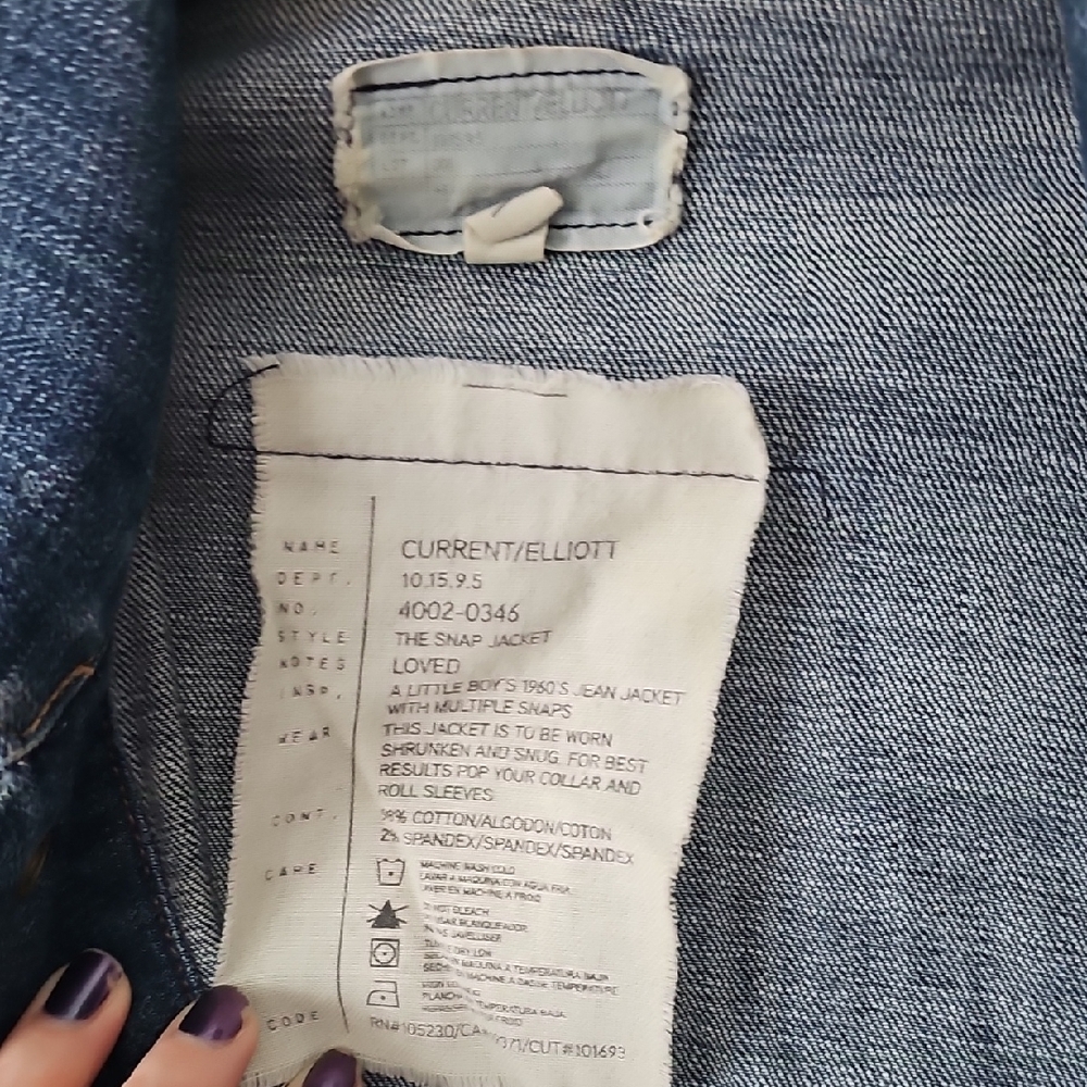 Current/Elliot Denim Jacket - image 2